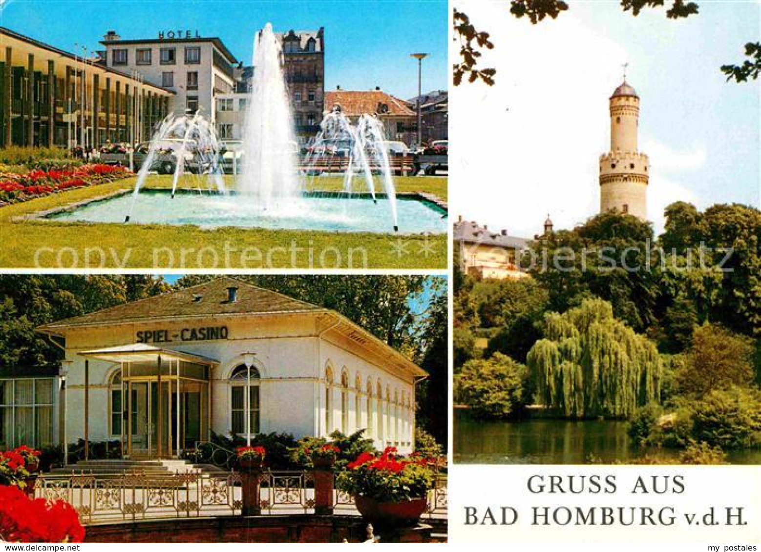 72905459 Bad Homburg Spiel-Casino Hotel Springbrunnen Turm  Bad Homburg - Bad Homburg