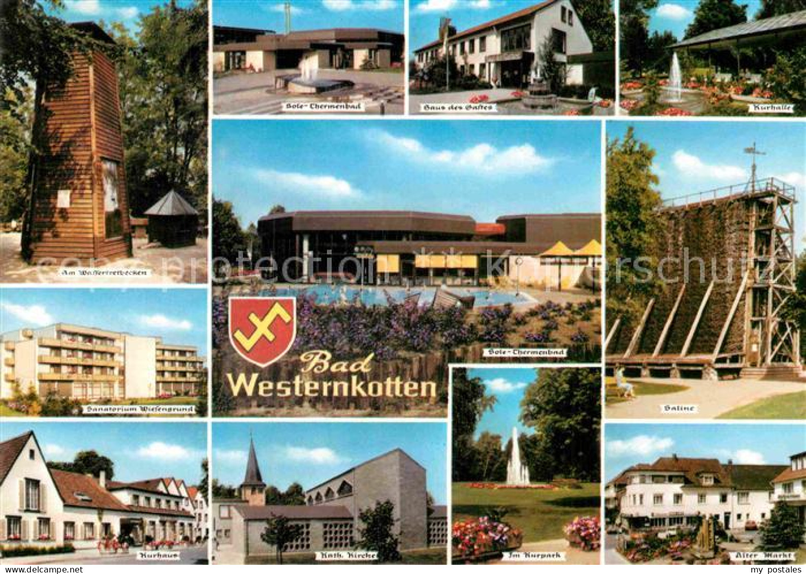 72904838 Bad Westernkotten Wassertretbecken Kurhaus Saline Kurhalle Katholische  - Autres & Non Classés