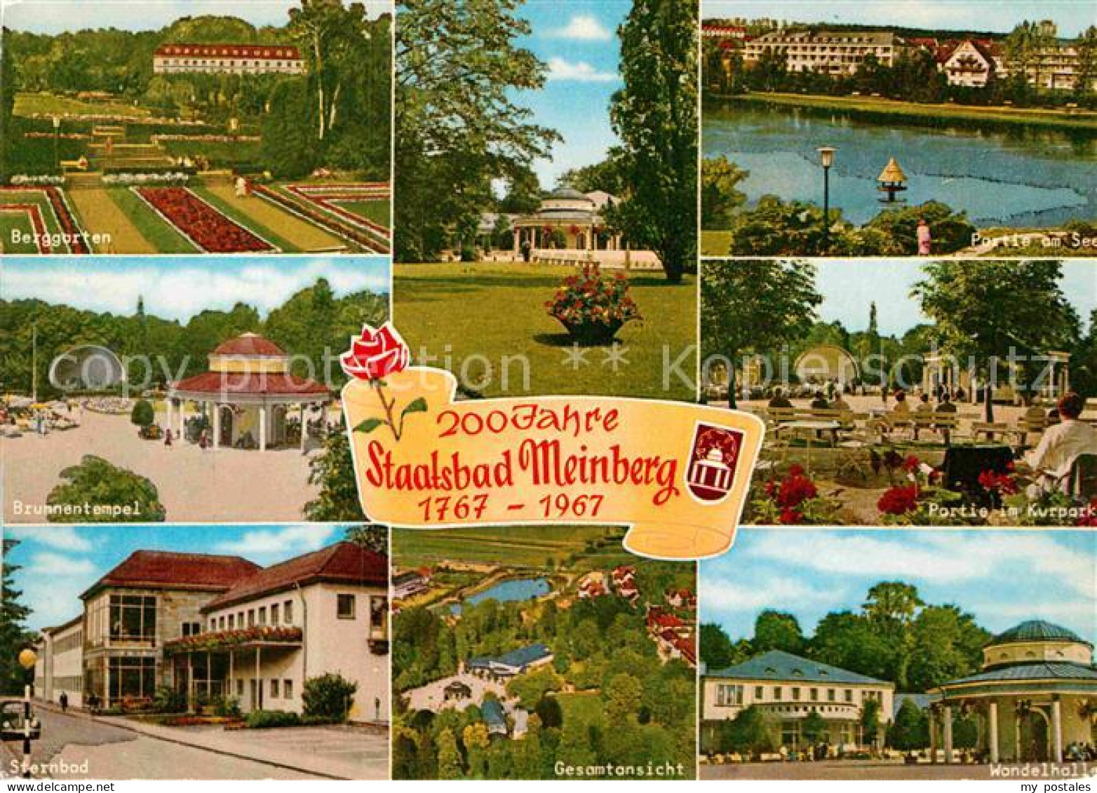 72904826 Bad Meinberg Berggarten Brunnentempel Sternbad Gesamtansicht Wandelhall - Bad Meinberg