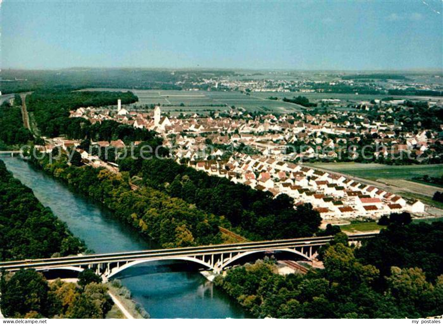 72904735 Leipheim Donau Fliegeraufnahme Leipheim - Altri & Non Classificati