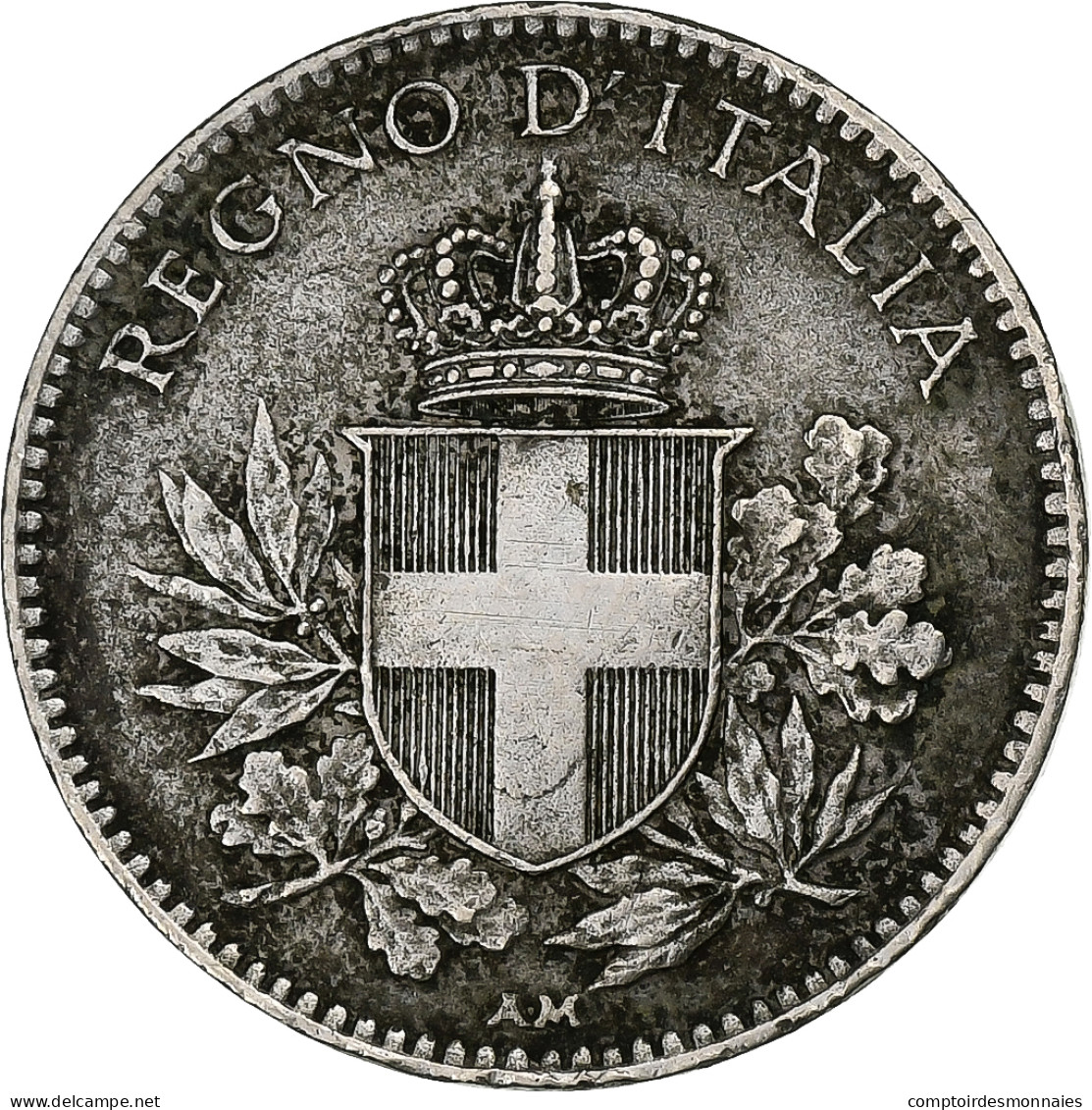 Italie, Vittorio Emanuele III, 20 Centesimi, 1918, Rome, Cupro-nickel, TB+ - 20 Lire