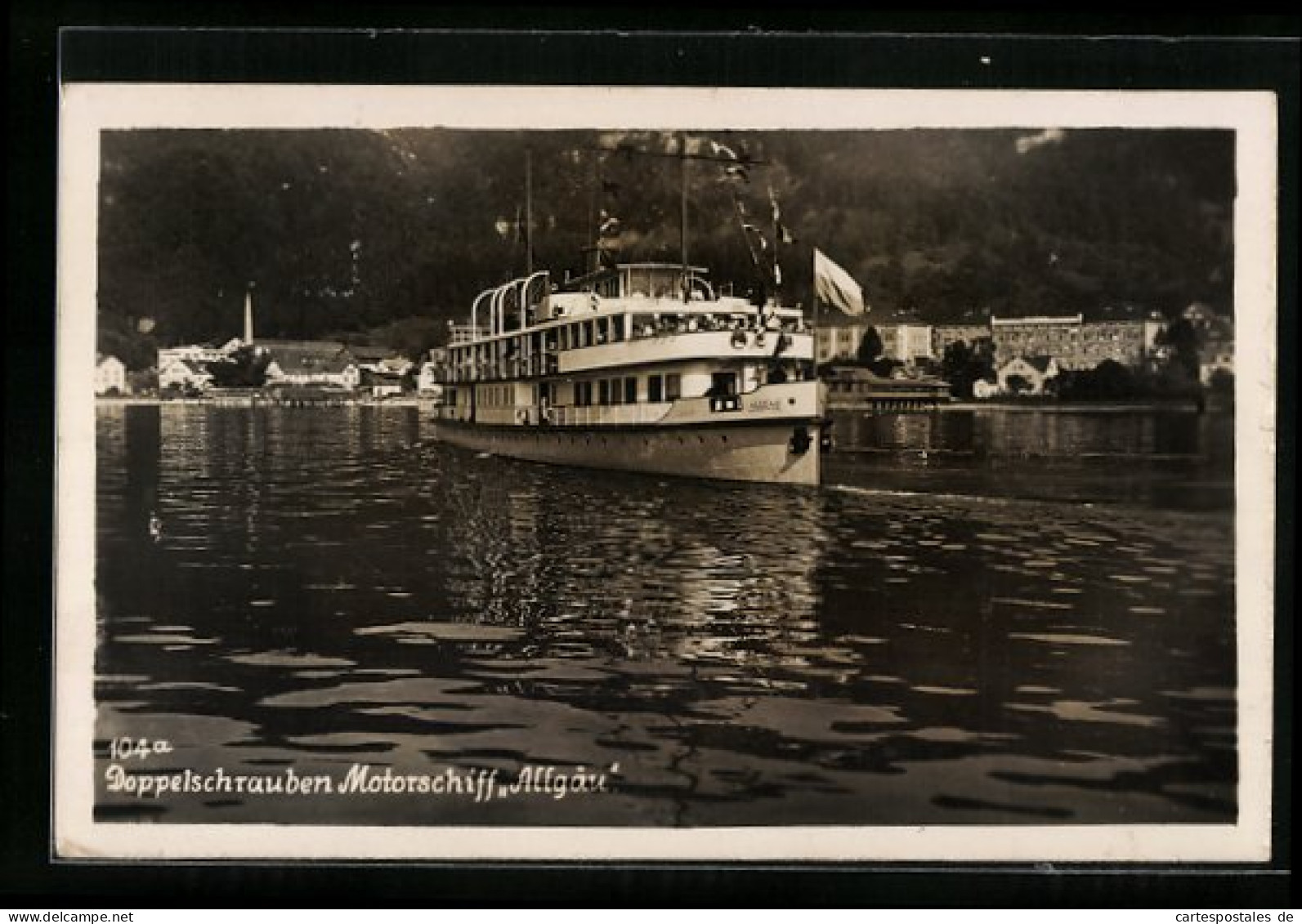 AK Doppelschrauben Motorschiff Allgäu, Bodensee  - Andere & Zonder Classificatie