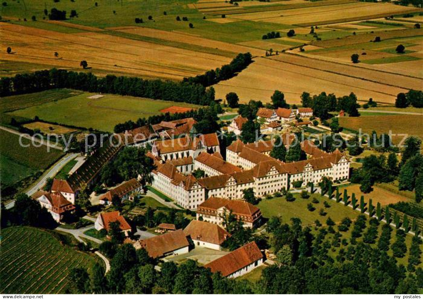 72904628 Salem Baden Markgraefliches Schloss Und Schlossschule Fliegeraufnahme S - Andere & Zonder Classificatie