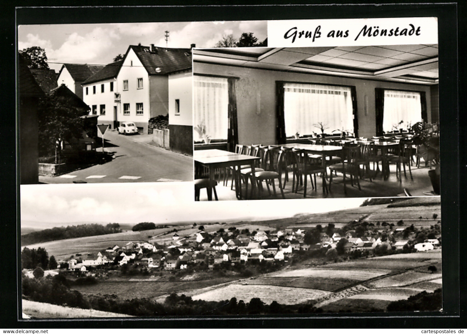 AK Grävenwiesbach OT Mönstadt, Gasthaus Tante Anna, Innenansicht, Teilansicht  - Other & Unclassified