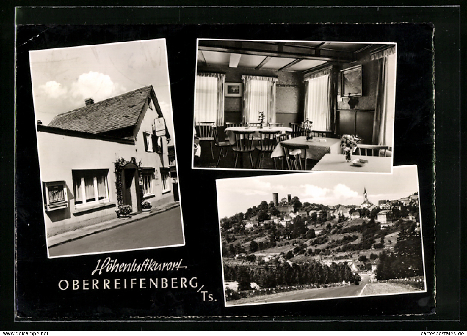 AK Oberreifenberg /Ts., Gasthaus Und Cafe Zum Paulinchen, Neugasse 10, Innenansicht, Ortspartie  - Other & Unclassified