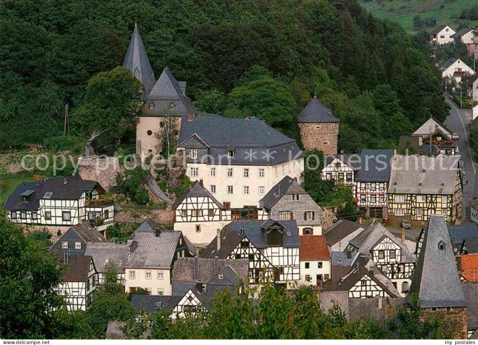 72904605 Herrstein Historischer Ortskern Deutsche Edelsteinstrasse Herrstein - Sonstige & Ohne Zuordnung