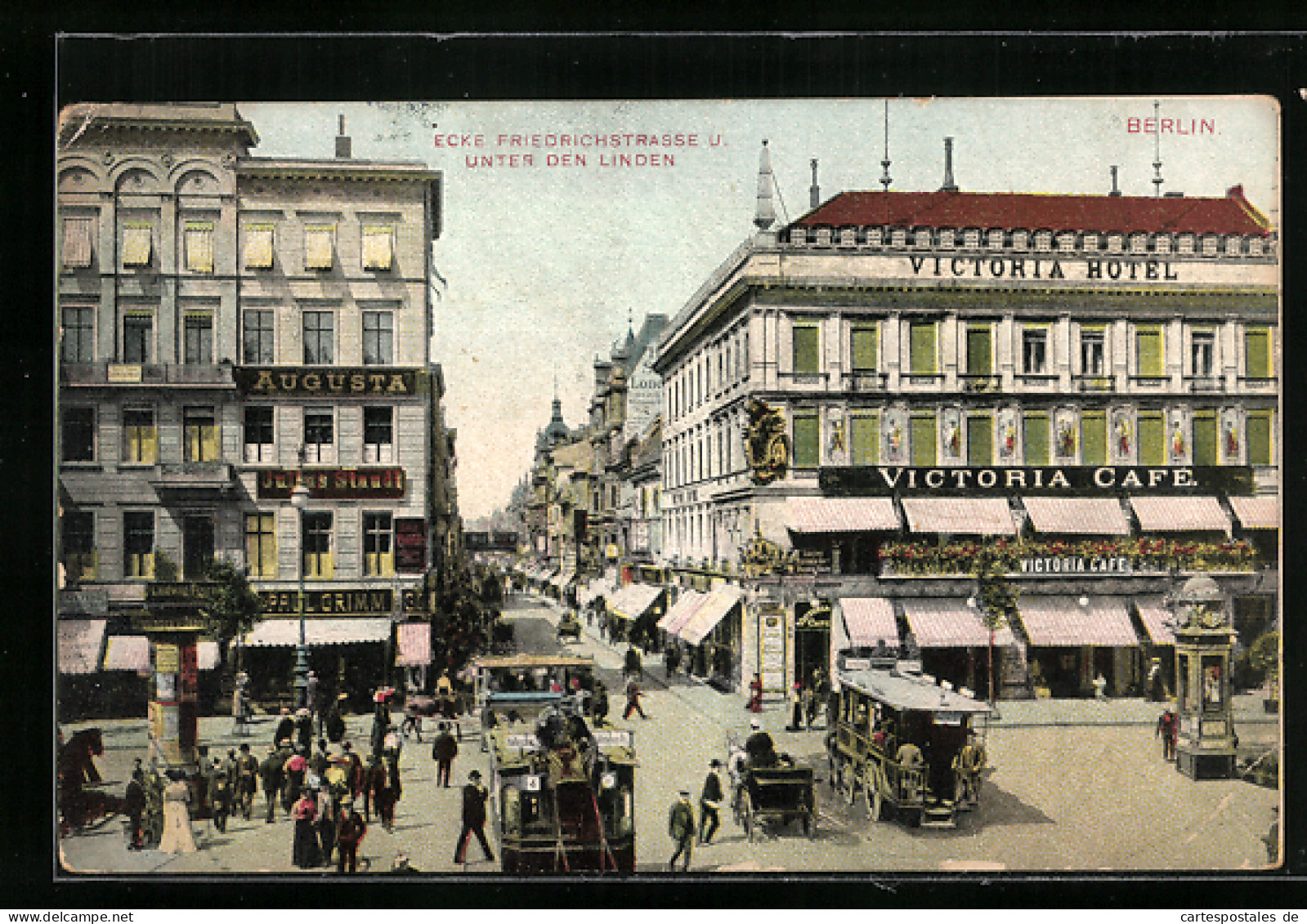 AK Berlin, Ecke Friedrichstrasse Und Unter Den Linden  - Mitte