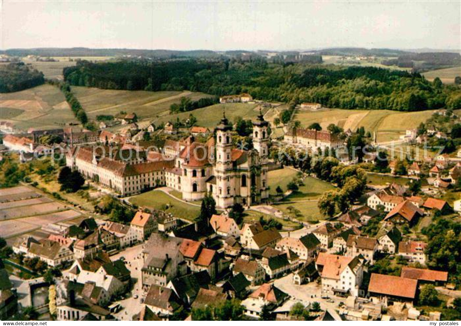 72904562 Ottobeuren Basilika Fliegeraufnahme Ottobeuren - Sonstige & Ohne Zuordnung