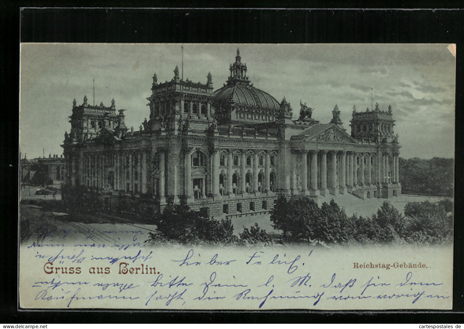 AK Berlin-Tiergarten, Das Reichstagsgebäude  - Tiergarten