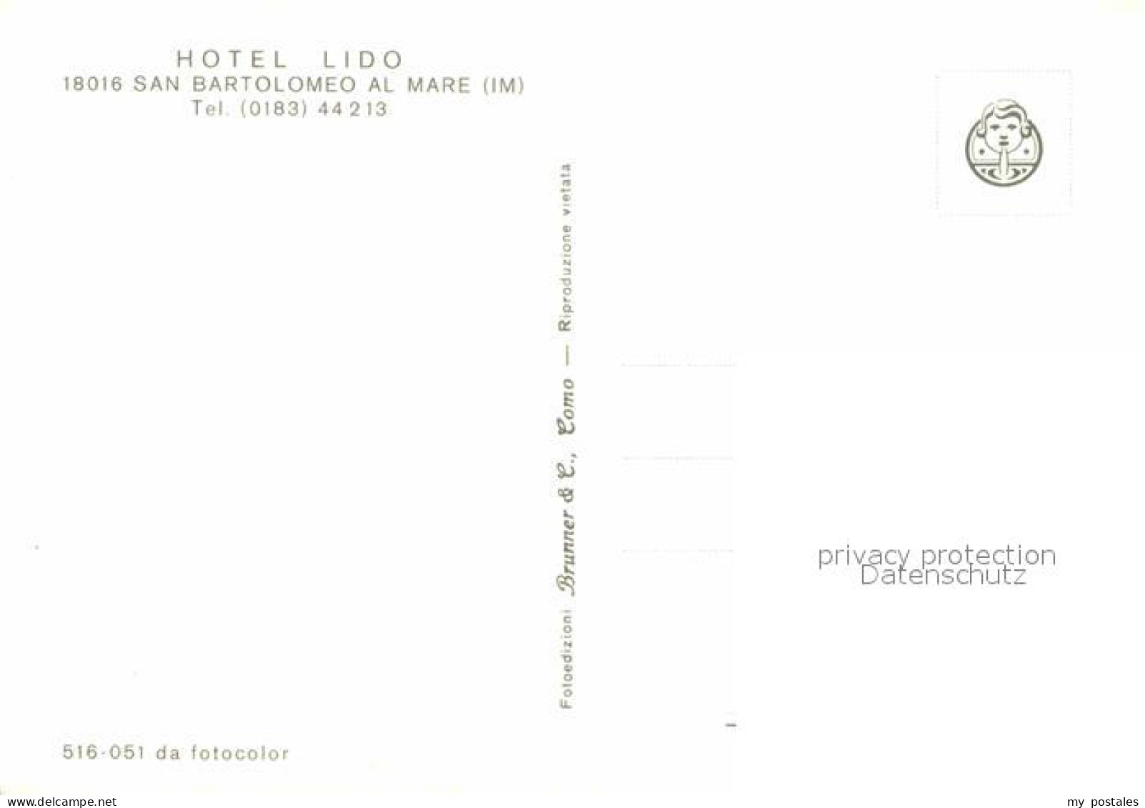 72904460 San Bartolomeo Al Mare Hotel Lido Strand Fliegeraufnahme Imperia - Autres & Non Classés