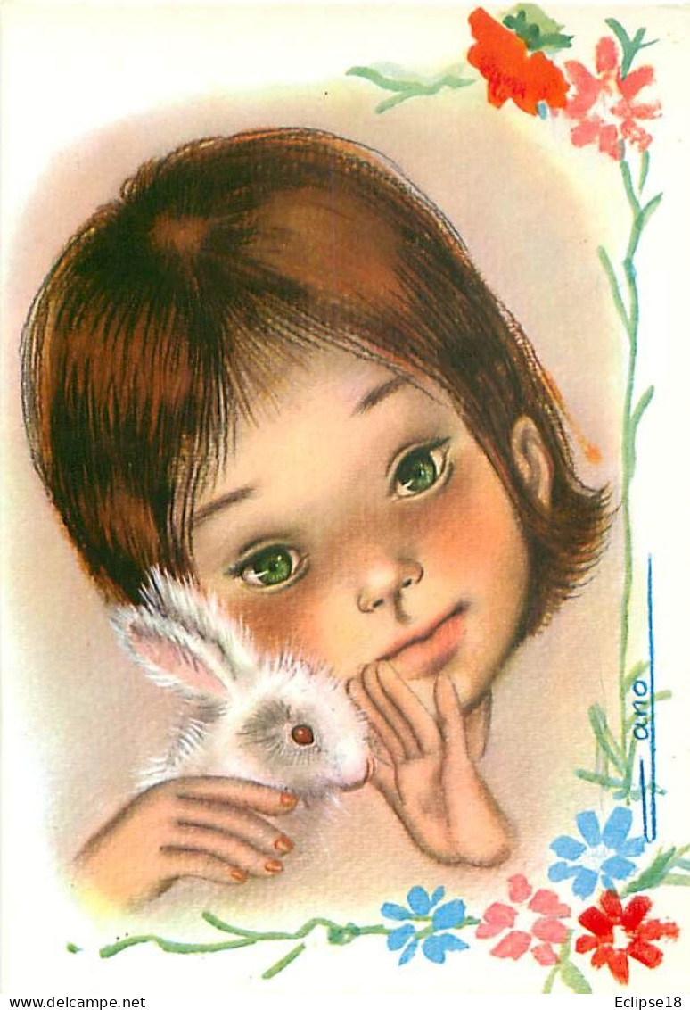 Dessin Enfants   Lapin  Y 1583 - Kinder-Zeichnungen