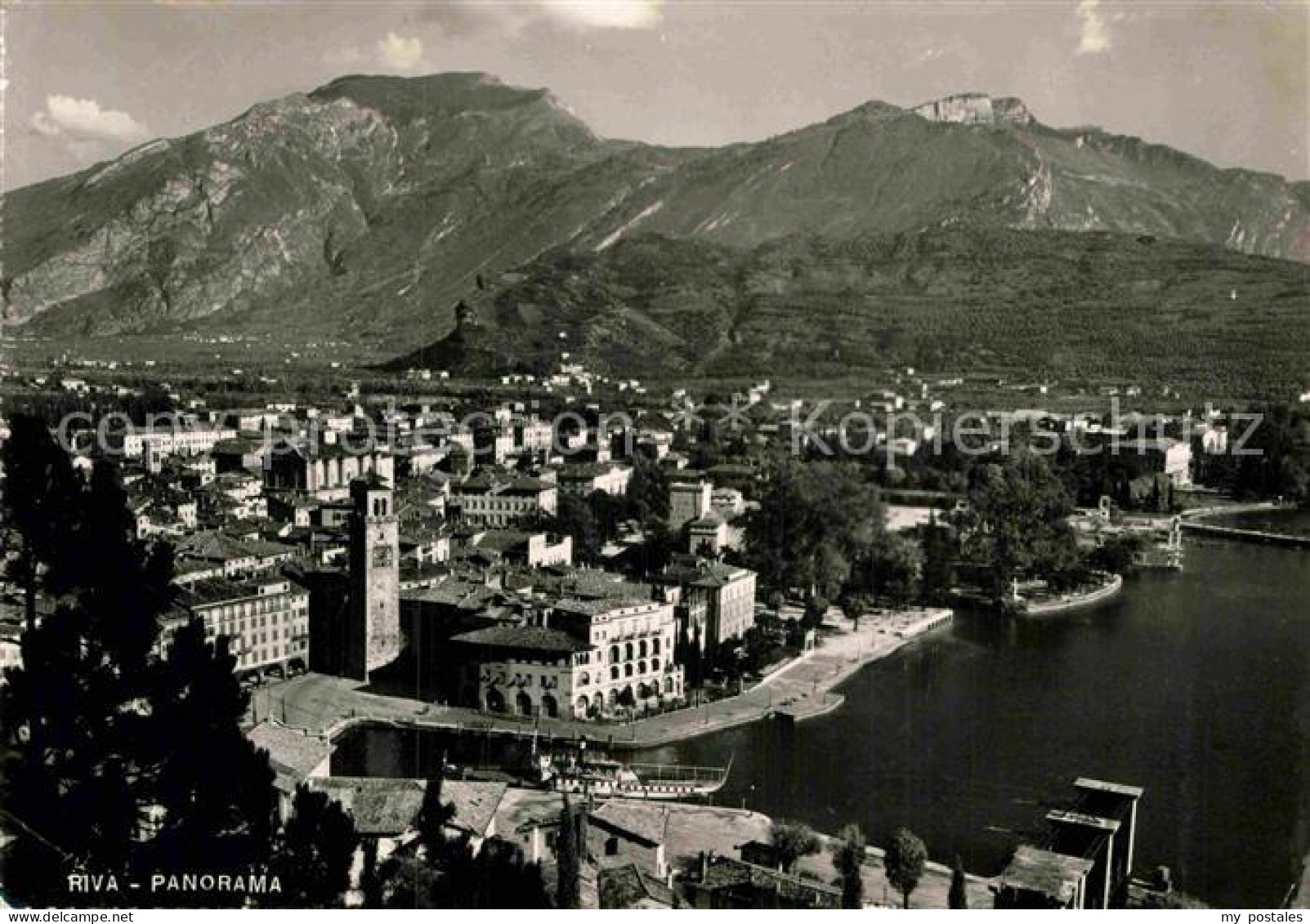 72904386 Riva Del Garda Fliegeraufnahme Partie Am See Firenze - Andere & Zonder Classificatie