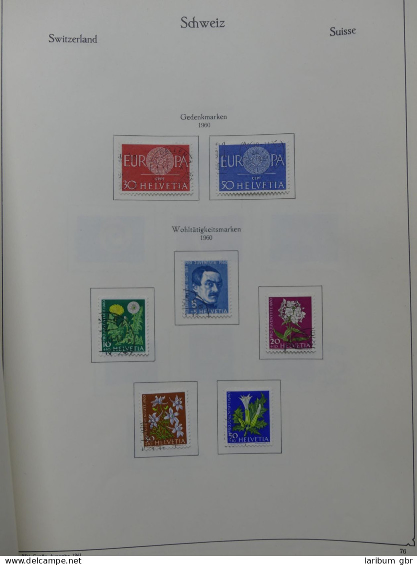 Schweiz ab 1945 gestempelt besammelt über 4T Katalog im KA-BE Binder #LY710