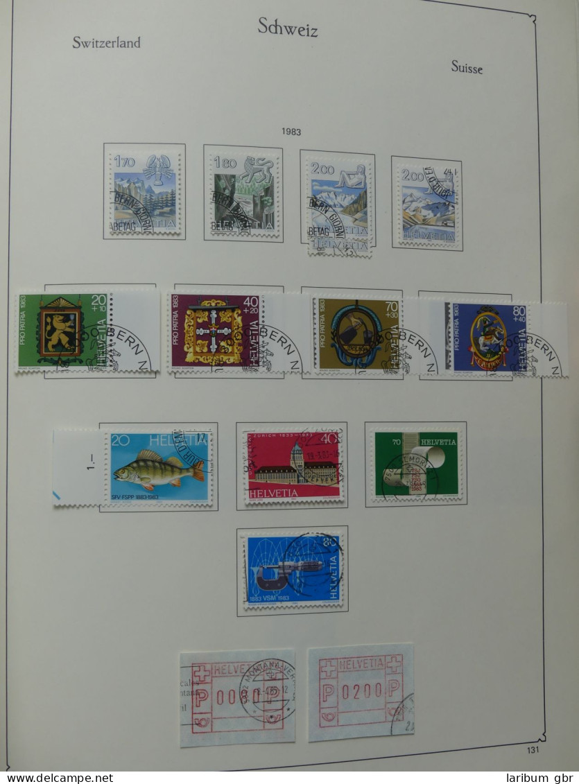 Schweiz ab 1945 gestempelt besammelt über 4T Katalog im KA-BE Binder #LY710