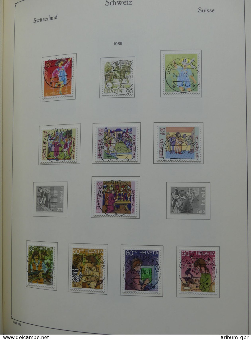 Schweiz ab 1945 gestempelt besammelt über 4T Katalog im KA-BE Binder #LY710