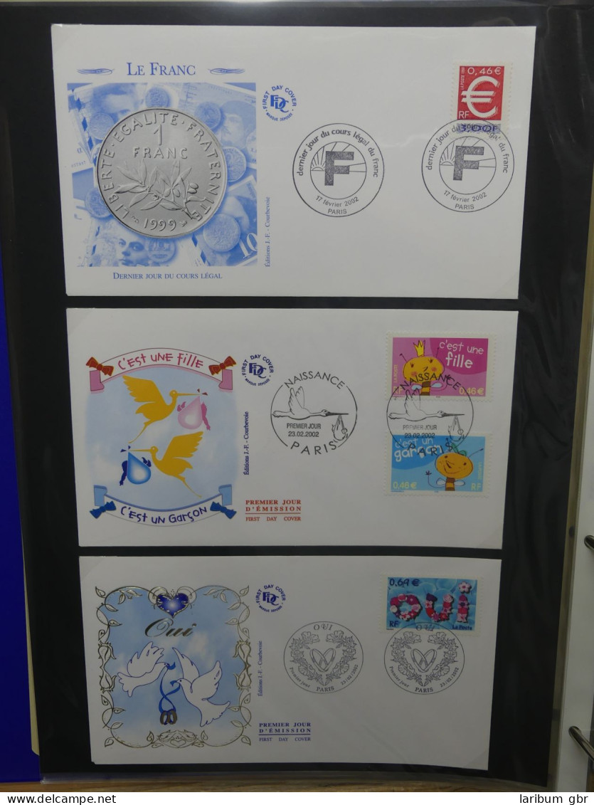 Frankreich Und Gebiete FDCs Ab 2002 Besammelt Im Ringbinder #LY693 - Sonstige & Ohne Zuordnung