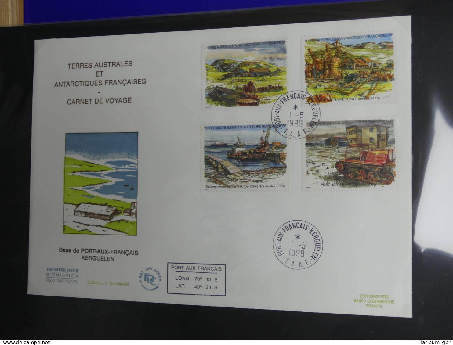 Frankreich und Gebiete FDCs ab 2002 besammelt im Ringbinder #LY693