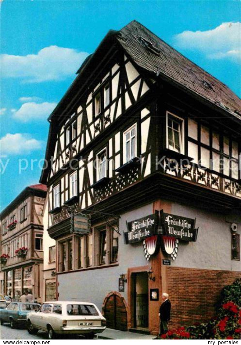 72904348 Miltenberg Main Gasthaus Pension Fraenkische Weinstube Miltenberg - Autres & Non Classés