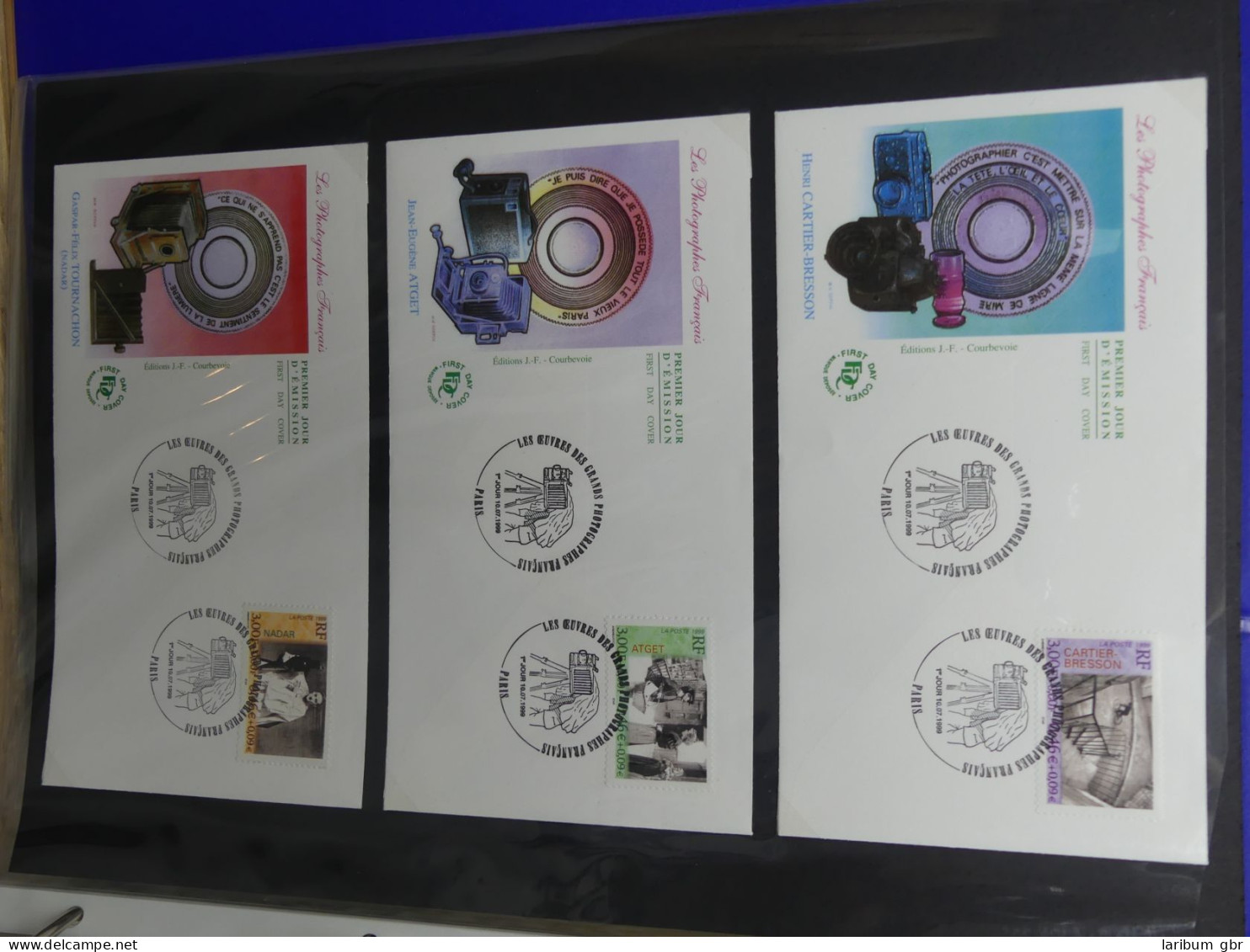 Frankreich FDCs ab 1999 besammelt über 200 Stück im Ringbinder #LY692