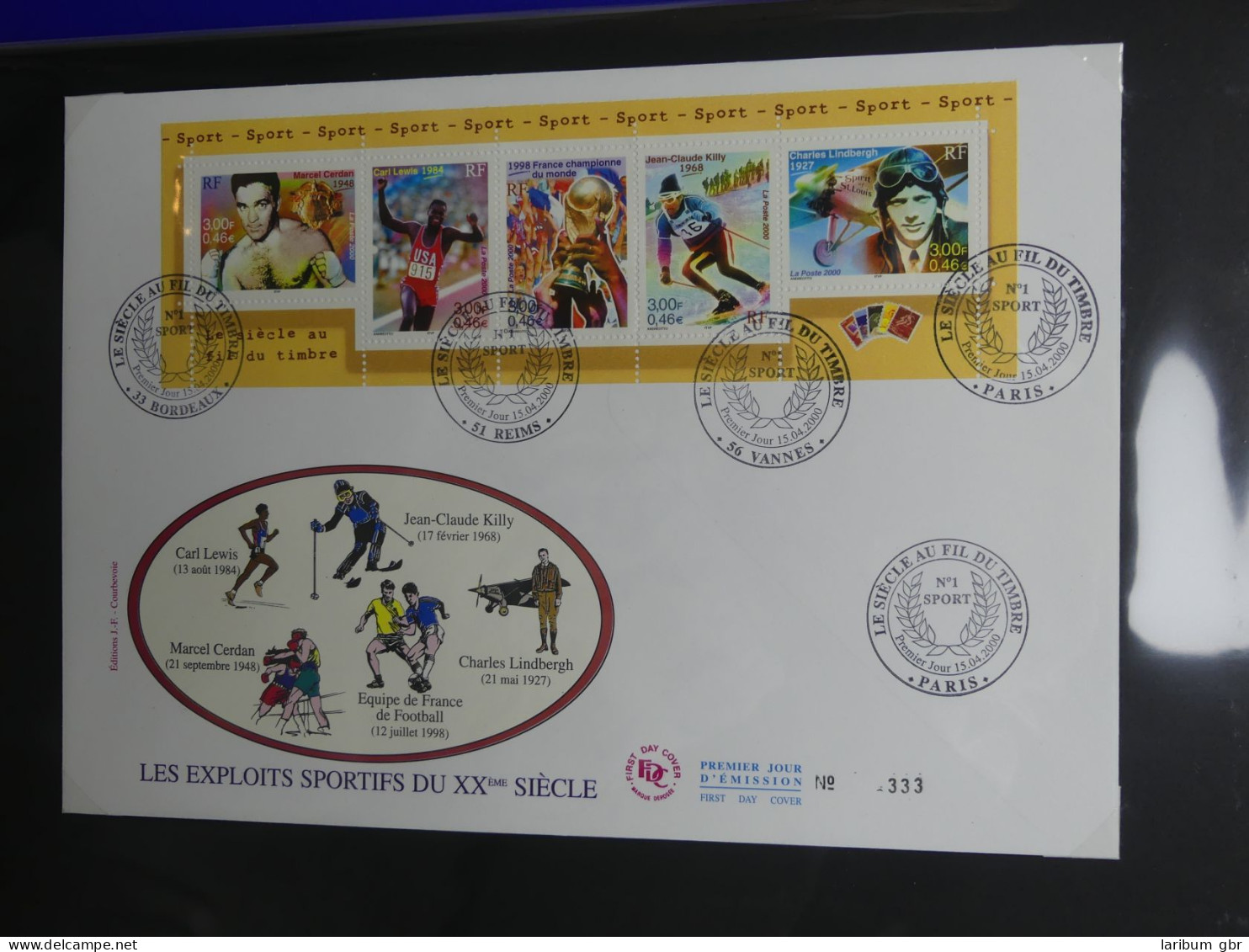 Frankreich FDCs ab 1999 besammelt über 200 Stück im Ringbinder #LY692