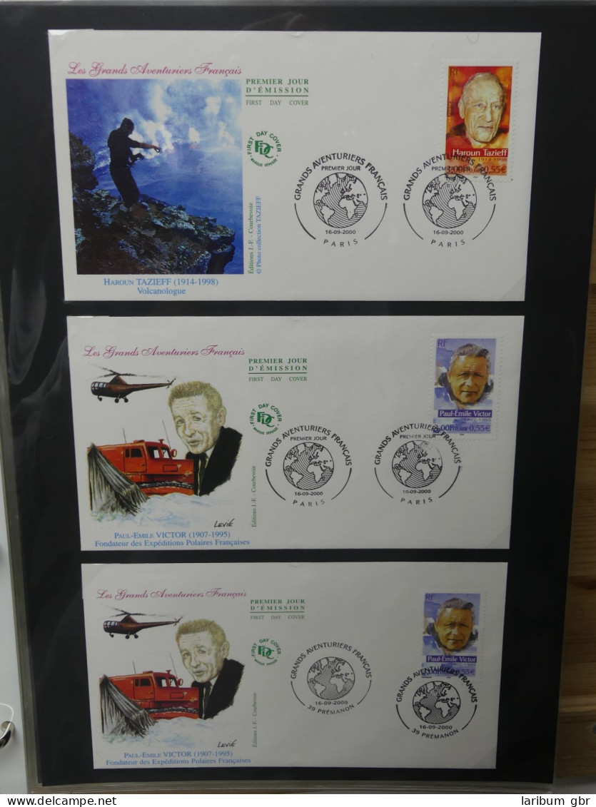 Frankreich FDCs ab 1999 besammelt über 200 Stück im Ringbinder #LY692