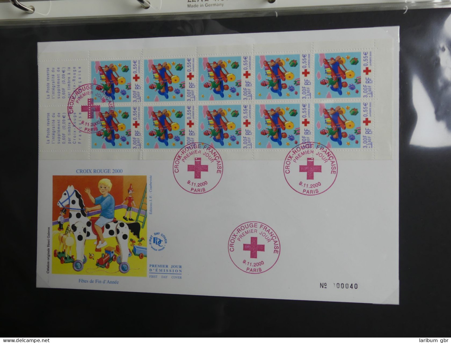 Frankreich FDCs ab 1999 besammelt über 200 Stück im Ringbinder #LY692