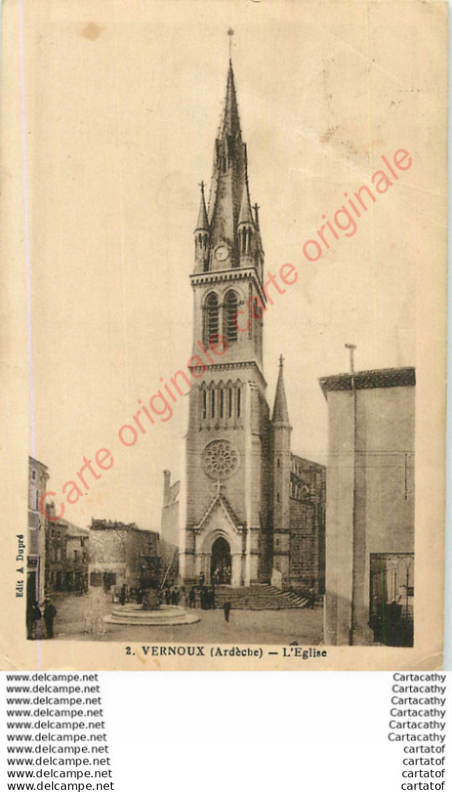 07.  VERNOUX .  L'Eglise . - Vernoux