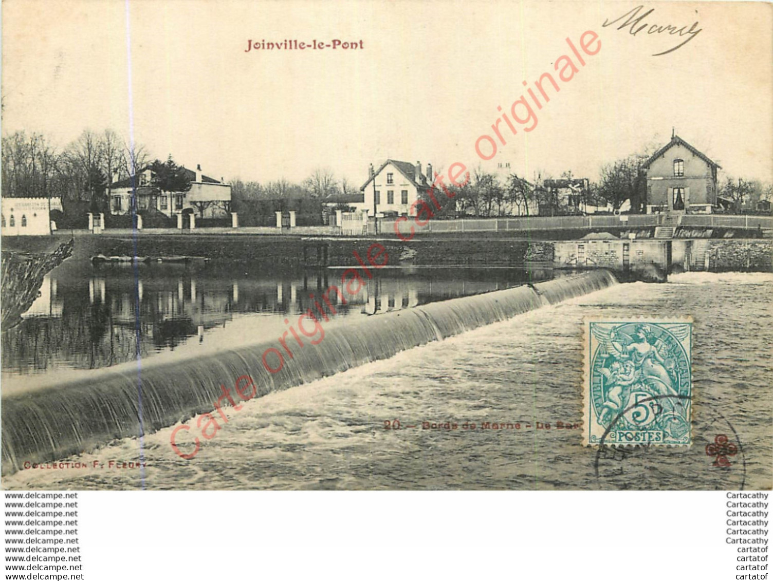 94.  JOINVILLE LE PONT . Bords De Marne . Le Barrage . - Joinville Le Pont