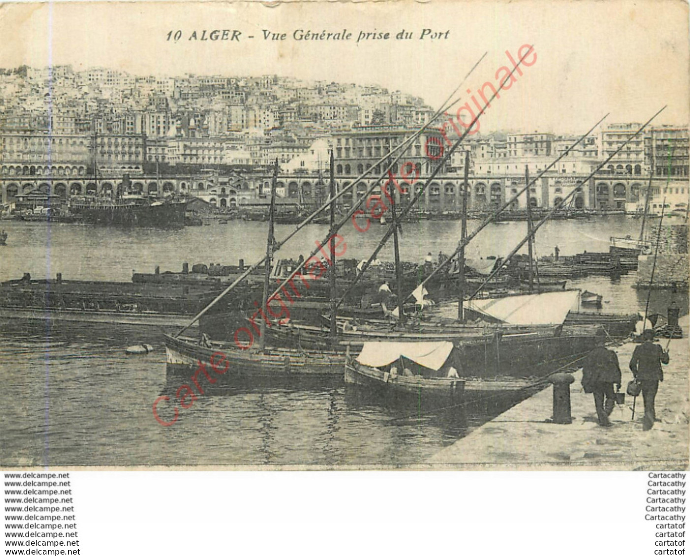 ALGER .  Vue Générale Prise Du Port . - Algiers