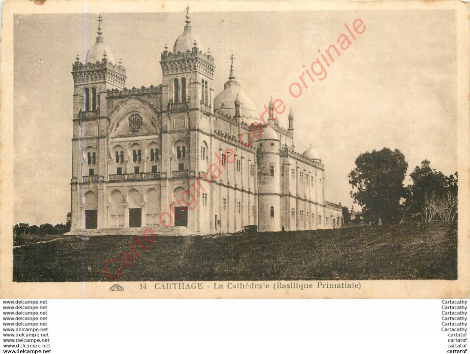 CARTHAGE . La Cathédrale . - Tunisie