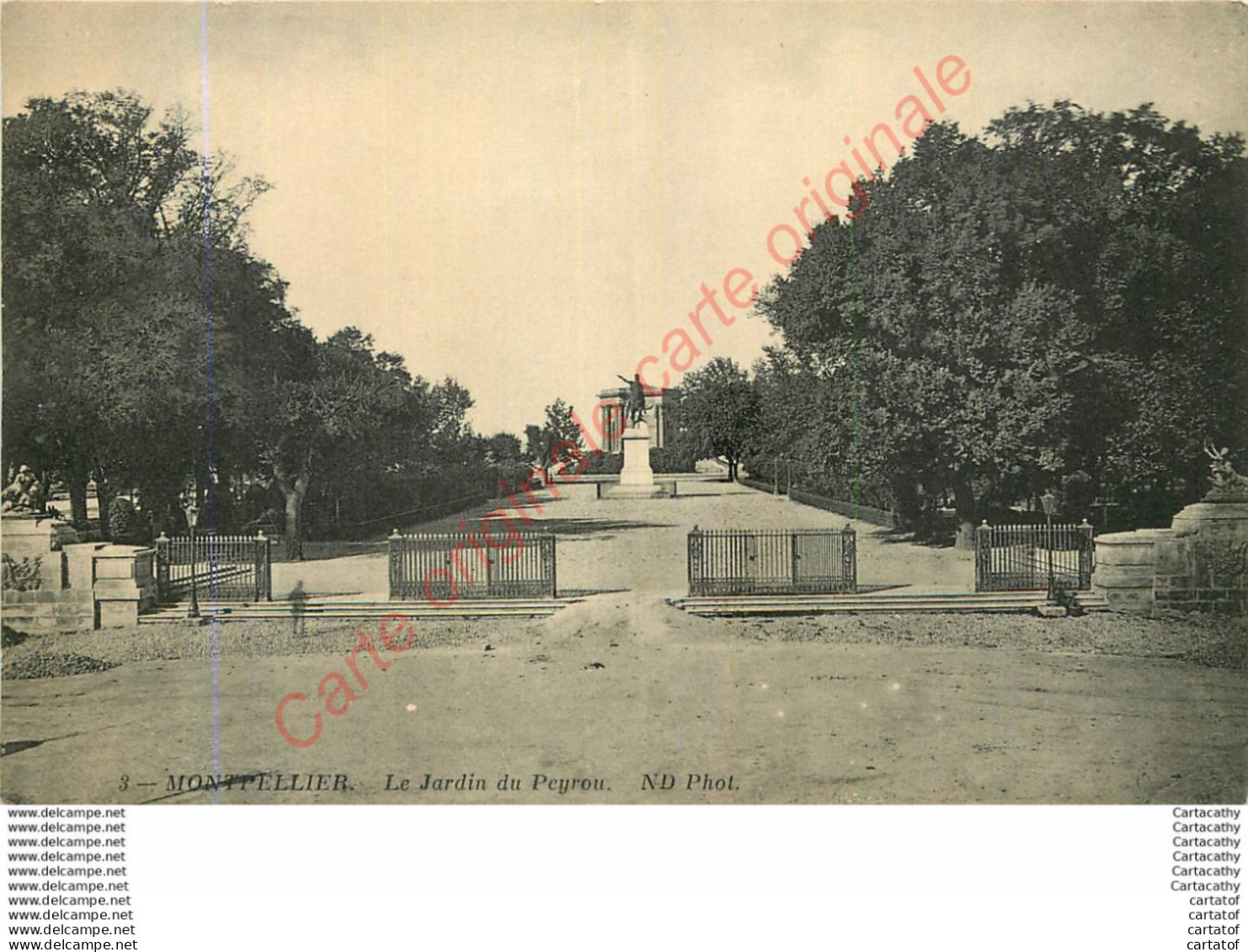 34.  MONTPELLIER .  Le Jardin Du Peyrou . - Montpellier