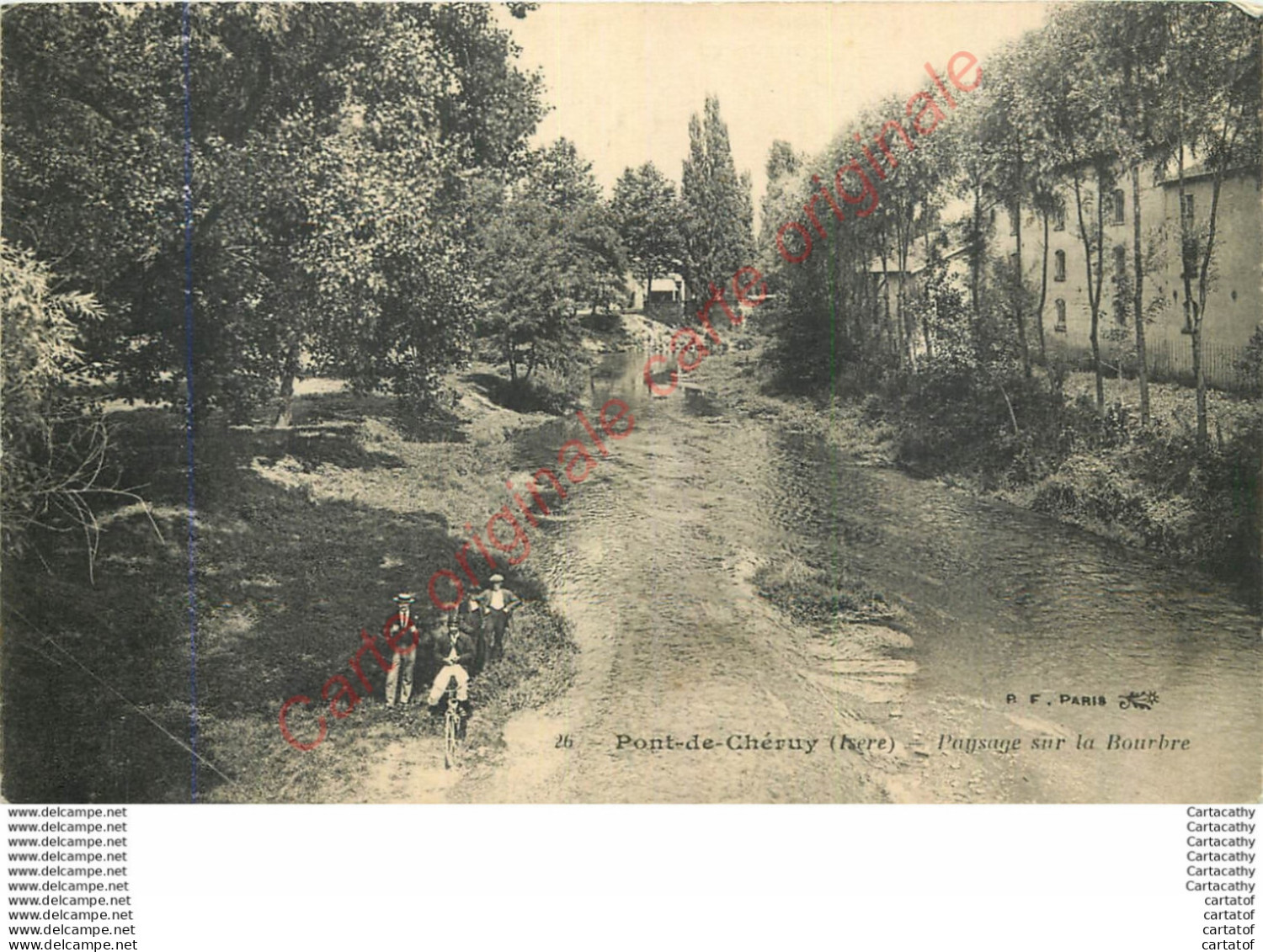 38.  PONT DE CHERUY .  Paysage Sur La Bourbre . - Pont-de-Chéruy