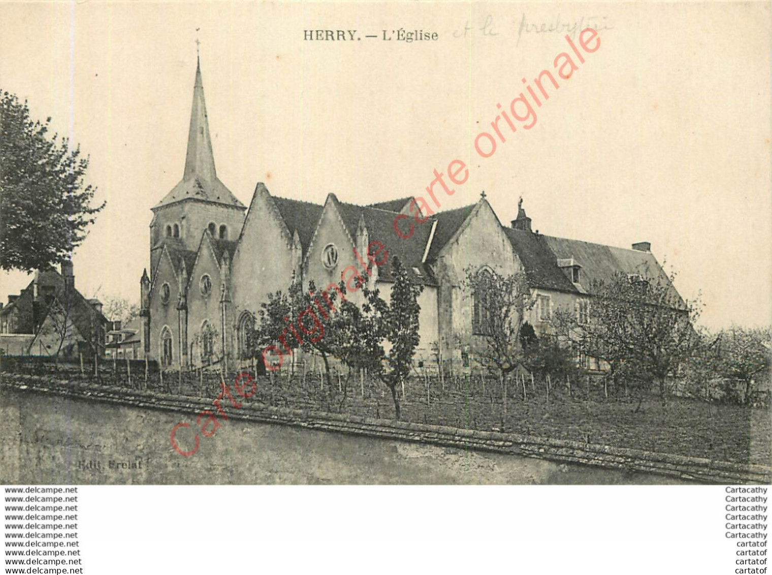 18.  HERRY .   L'Eglise . - Other & Unclassified