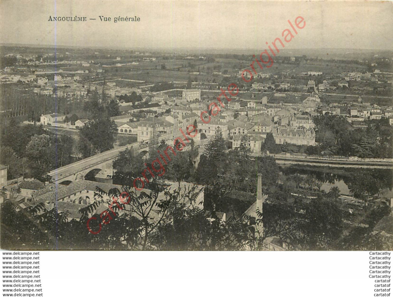 16.  ANGOULEME .  Vue Générale . - Angouleme