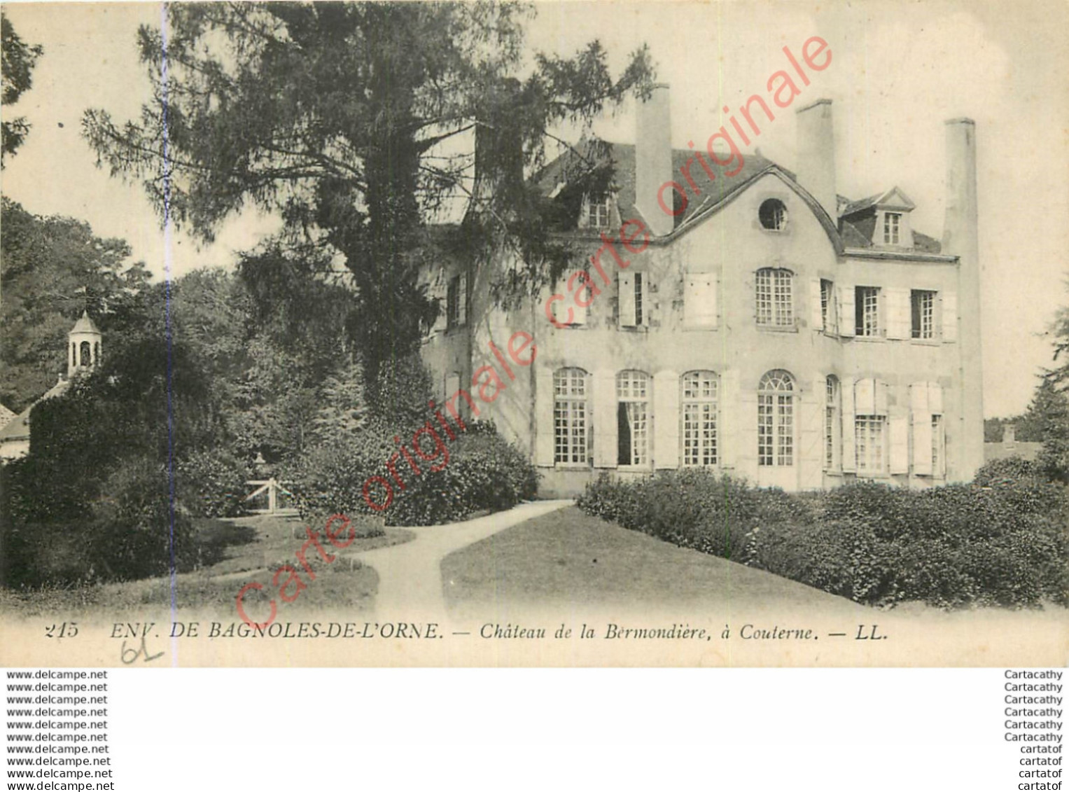 61.  BAGNOLES DE L'ORNE . Chateau De La Bermondière à COUTERNE . - Bagnoles De L'Orne