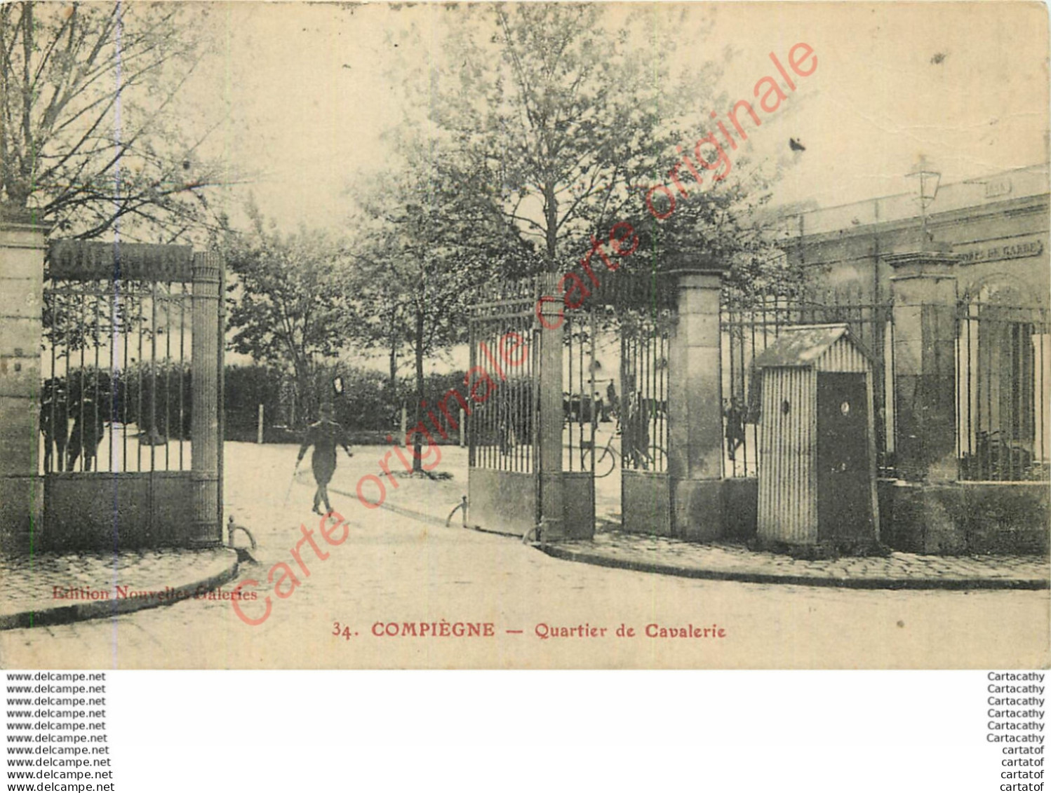 60.  COMPIEGNE . Quartier De Cavalerie . - Compiegne