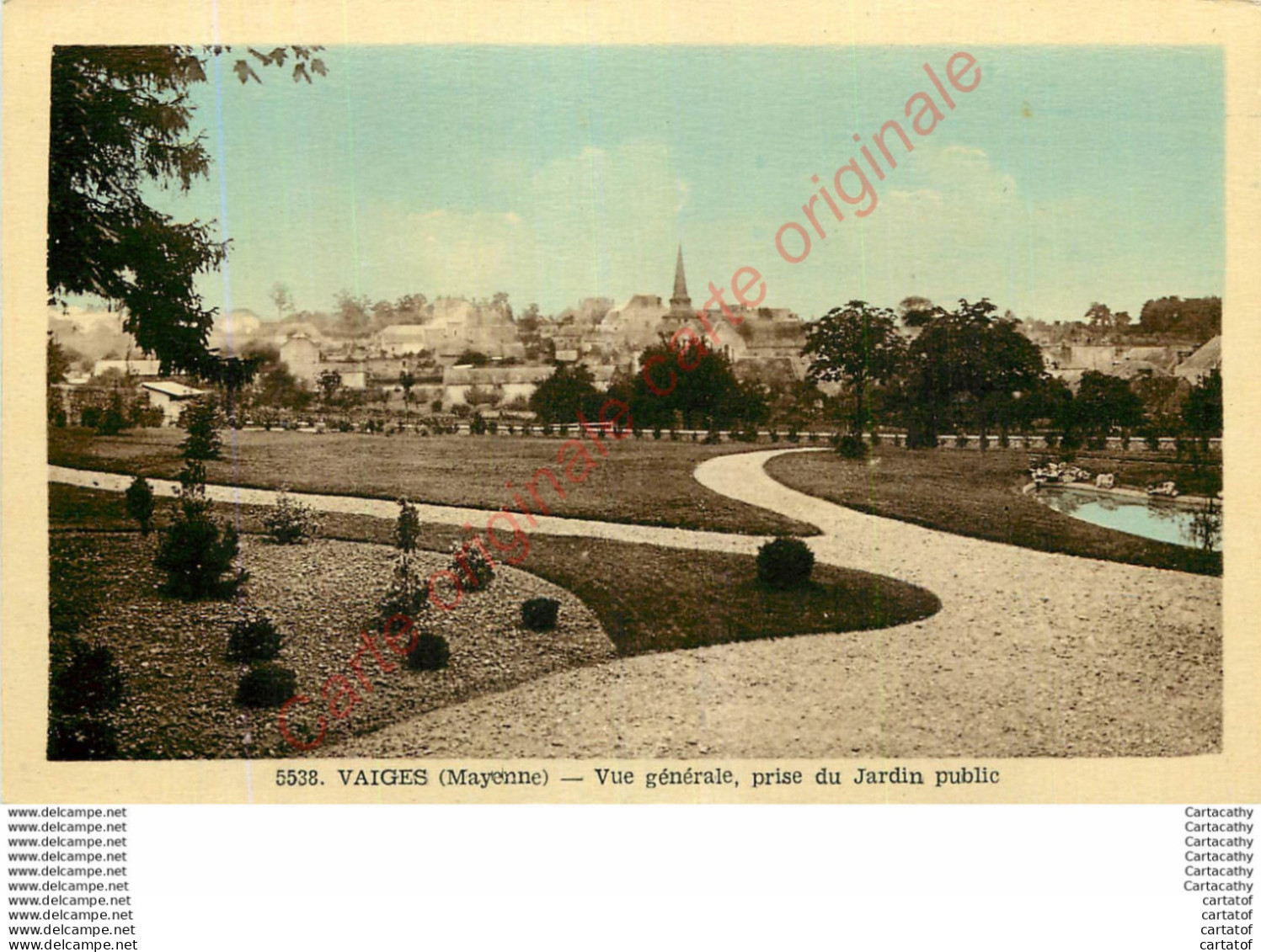 53.  VAIGES .  Vue Générale Prise Du Jardin Public . - Sonstige & Ohne Zuordnung