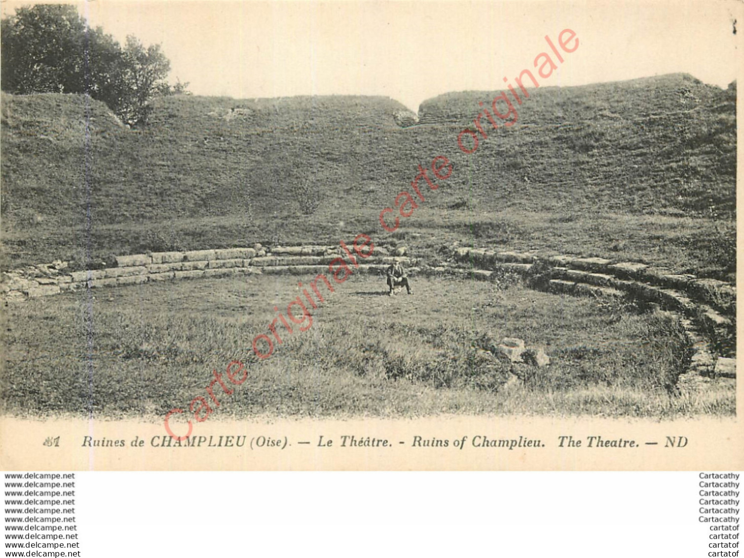60.  Ruines De CHAMPLIEU . Le Théatre . - Andere & Zonder Classificatie