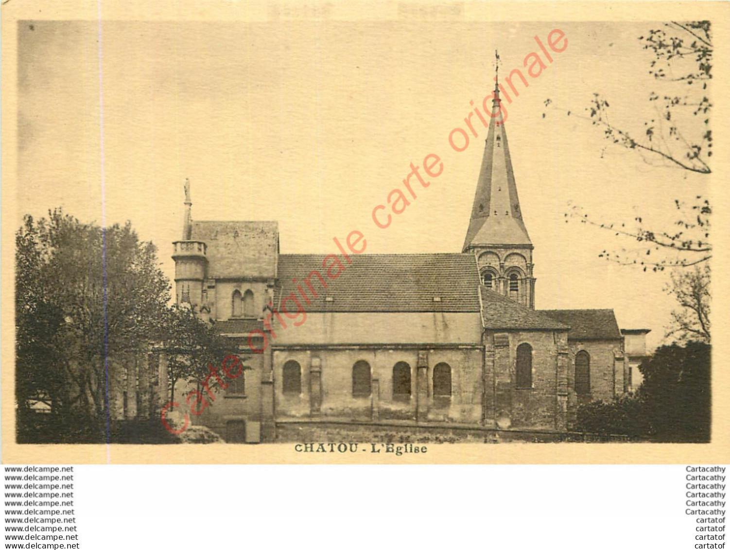 78.  CHATOU . L'Eglise . - Chatou