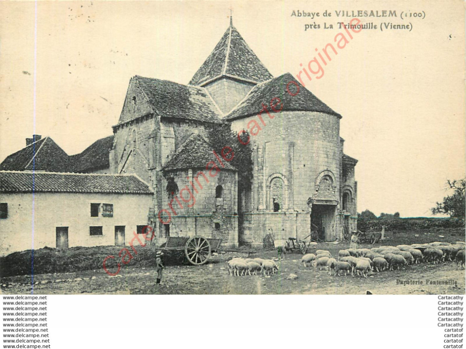 86. LA TREMOUILLE .  Abbaye De VILLESALEM . - Sonstige & Ohne Zuordnung