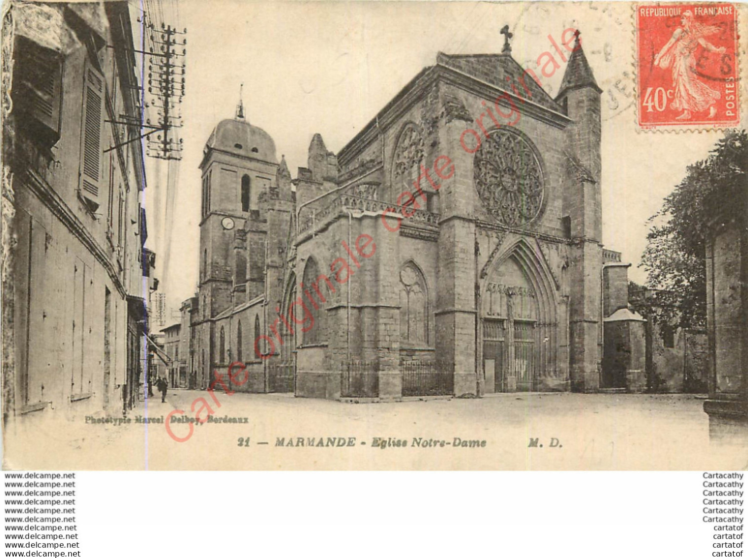 47.  MARMANDE .  Eglise Notre Dame . - Marmande