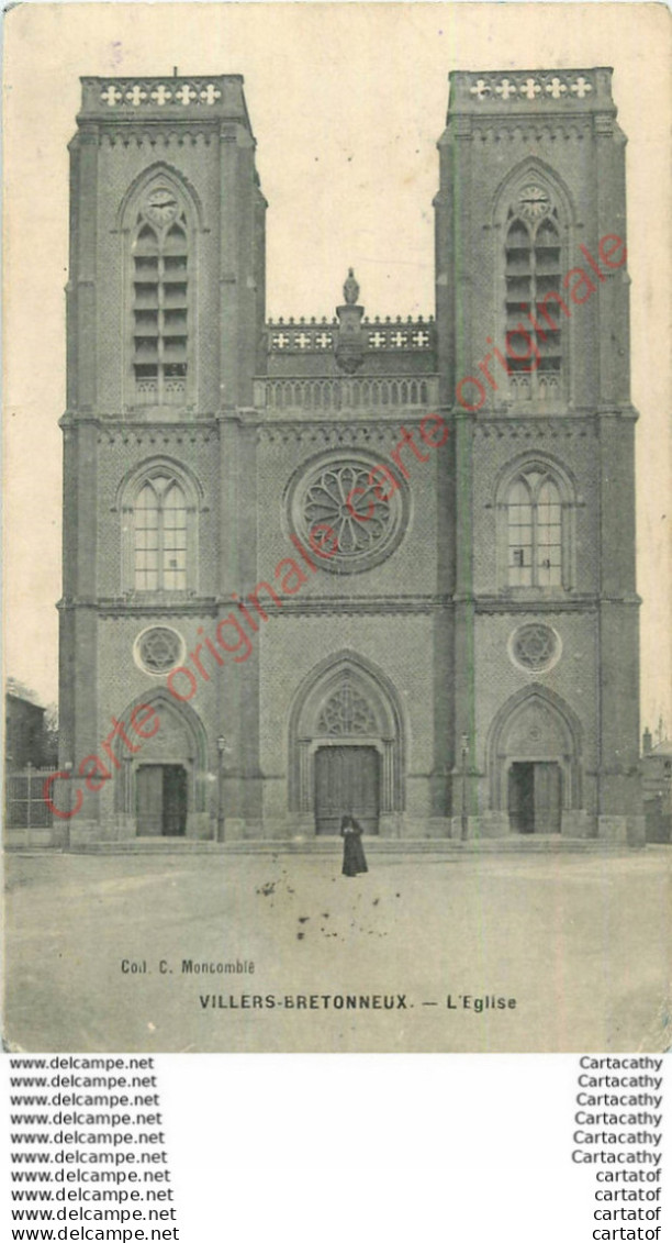 80.  VILLERS BRETONNEUX .  L'Eglise . - Villers Bretonneux