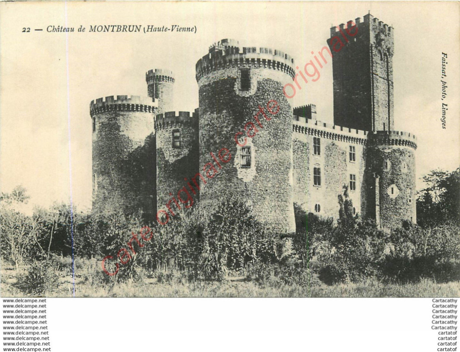 87.  Château De MONTBRUN . - Other & Unclassified
