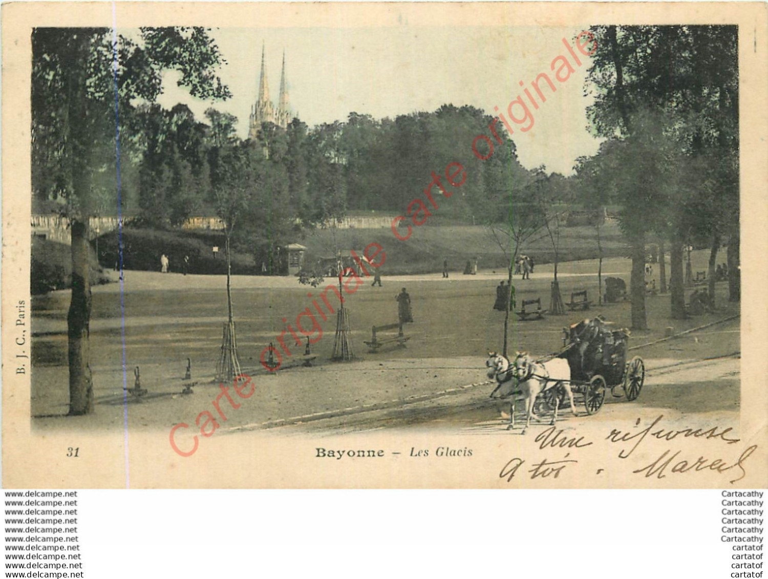 64.  BAYONNE .  Les Glacis . - Bayonne