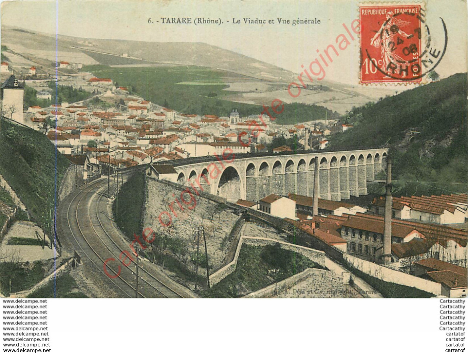 69.  TARARE .  Le Viaduc Et Vue Générale . - Tarare