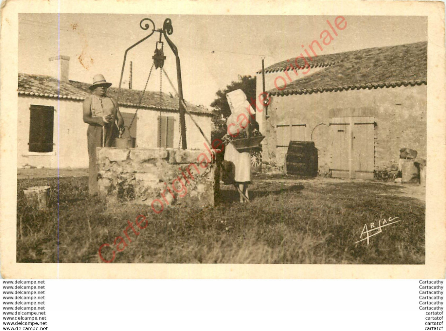 17.  ILE D'OLERON .  DOMINO .  Vieux Puits . - Ile D'Oléron