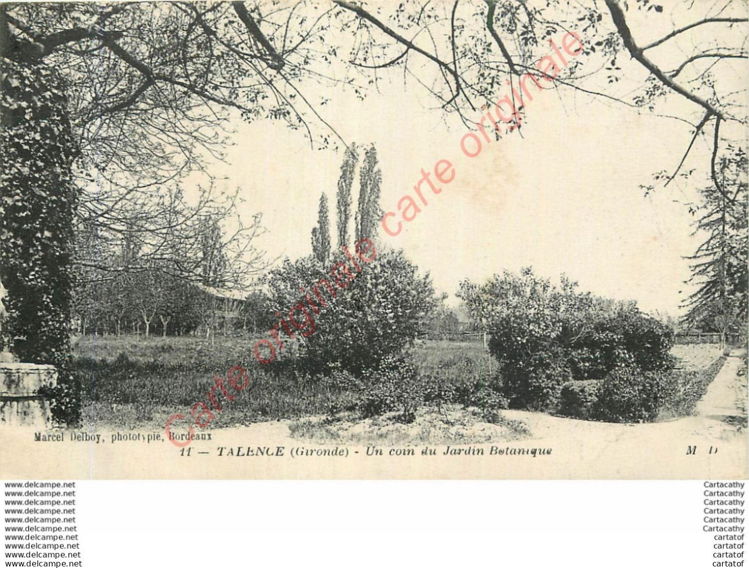 33.  TALENCE .  Un Coin Du Jardin Botanique . - Other & Unclassified