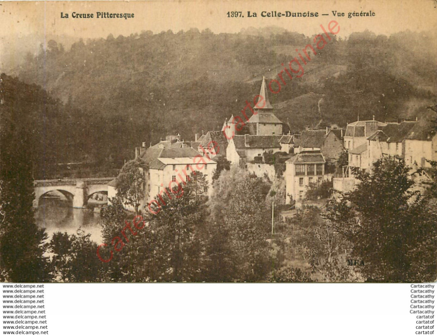 23.  LA CELLE DUNOISE .  Vue Générale . - Otros & Sin Clasificación