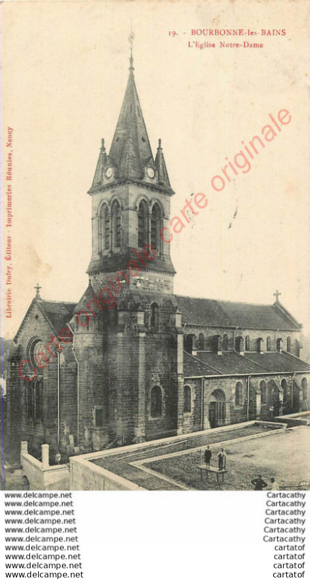 52. BOURBONNE LES BAINS . Eglise Notre Dame . - Bourbonne Les Bains