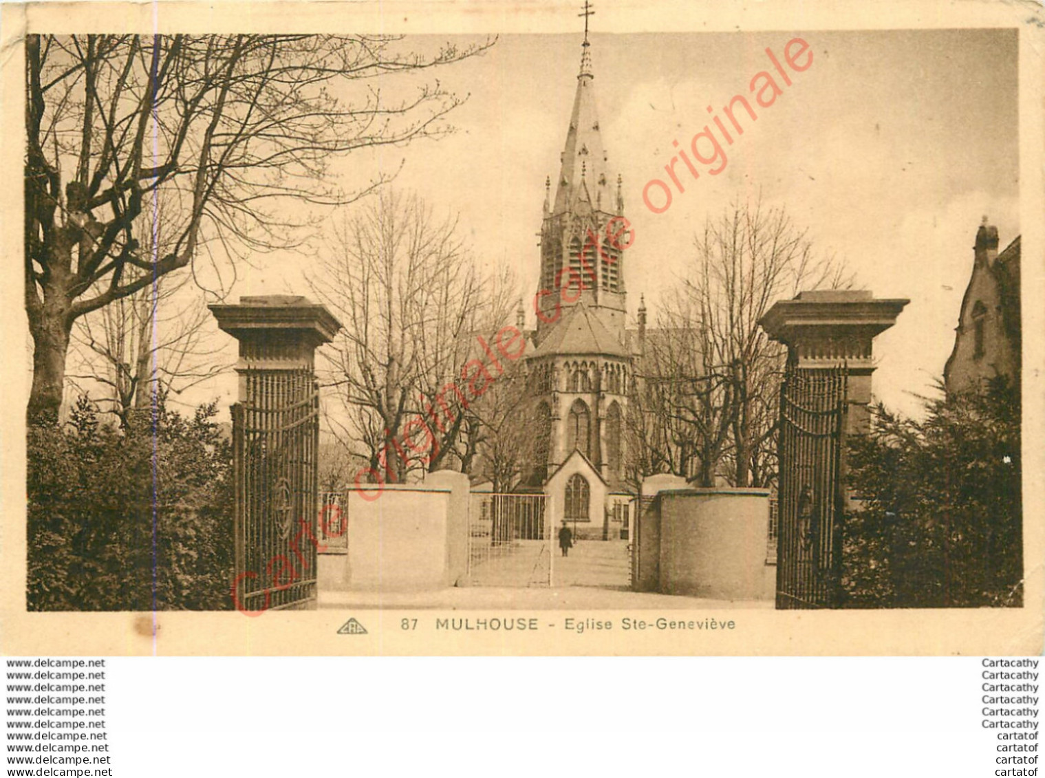 68.  MULHOUSE .  Eglise Ste-Geneviève . - Mulhouse